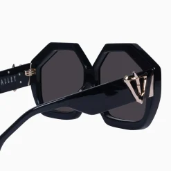 Valley Eyewear Colosseum - Gloss Black/Black Lens