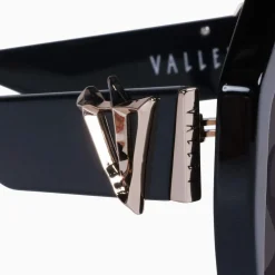 Valley Eyewear Colosseum - Gloss Black/Black Lens