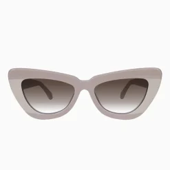 Valley Eyewear Lafayette - Light Tan Biege Splice w. Rose Gold Metal / Brown Gradient Lens