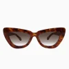 Valley Eyewear Lafayette - Maple Tort w. Gold Metal / Brown Gradient Lens