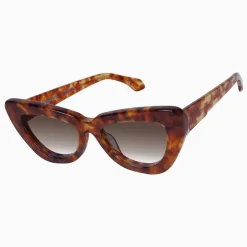 Valley Eyewear Lafayette - Maple Tort w. Gold Metal / Brown Gradient Lens