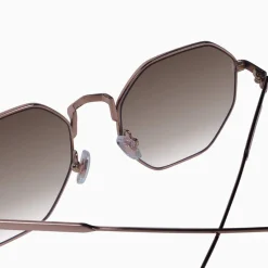 Valley Eyewear Orb - Gloss Bronze Japanese Titanium/Brown Gradient Lens