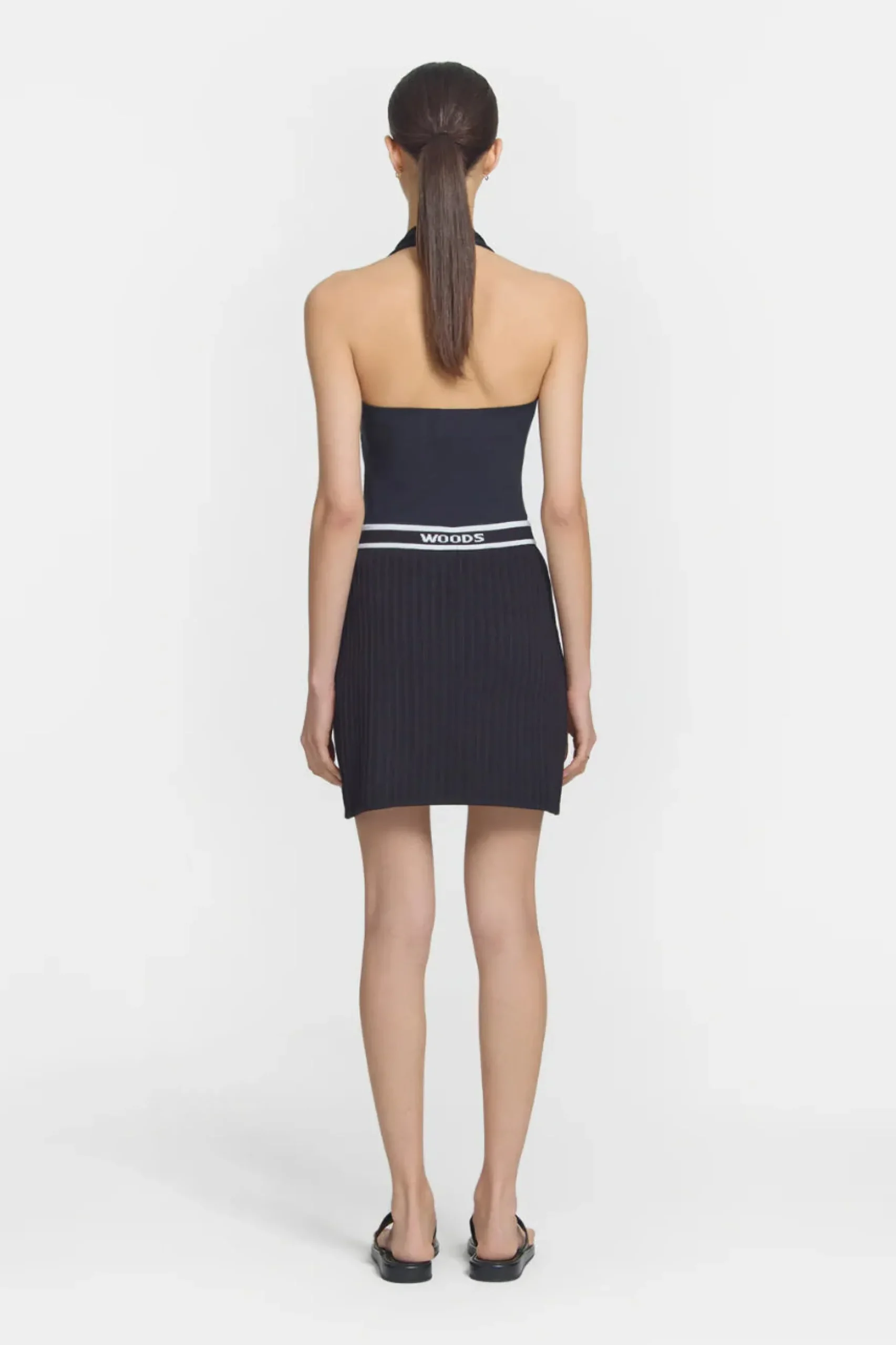Viktoria & Woods Baroque Skirt - Black/Ivory