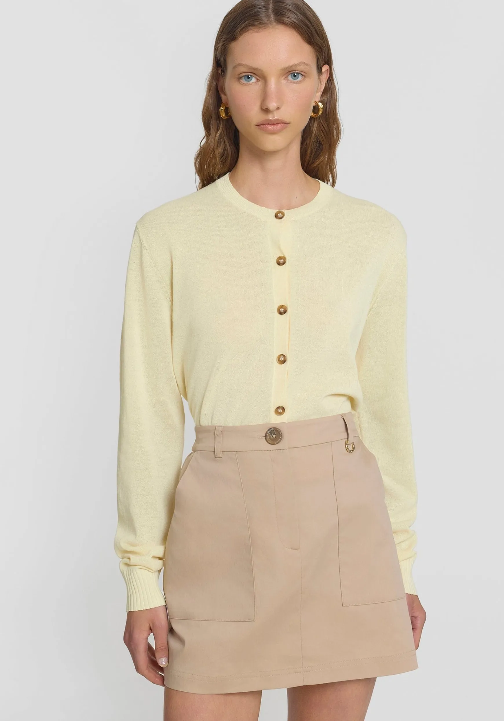 Viktoria & Woods Slider Skirt - Bone