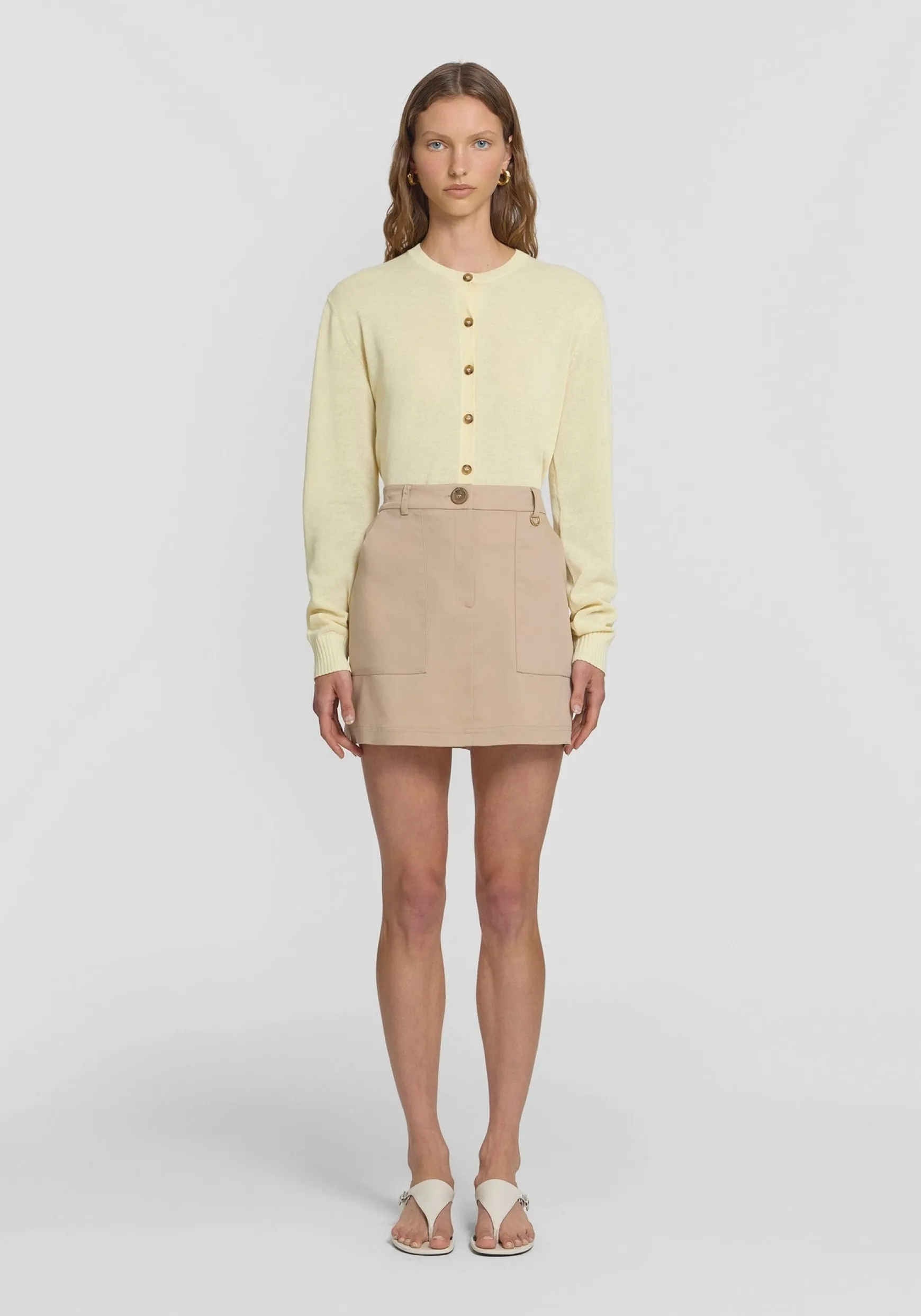 Viktoria & Woods Slider Skirt - Bone