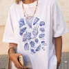 Zaziba Seashells Tee - White