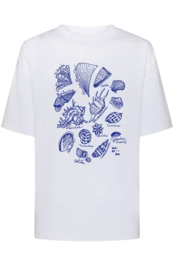 Zaziba Seashells Tee - White