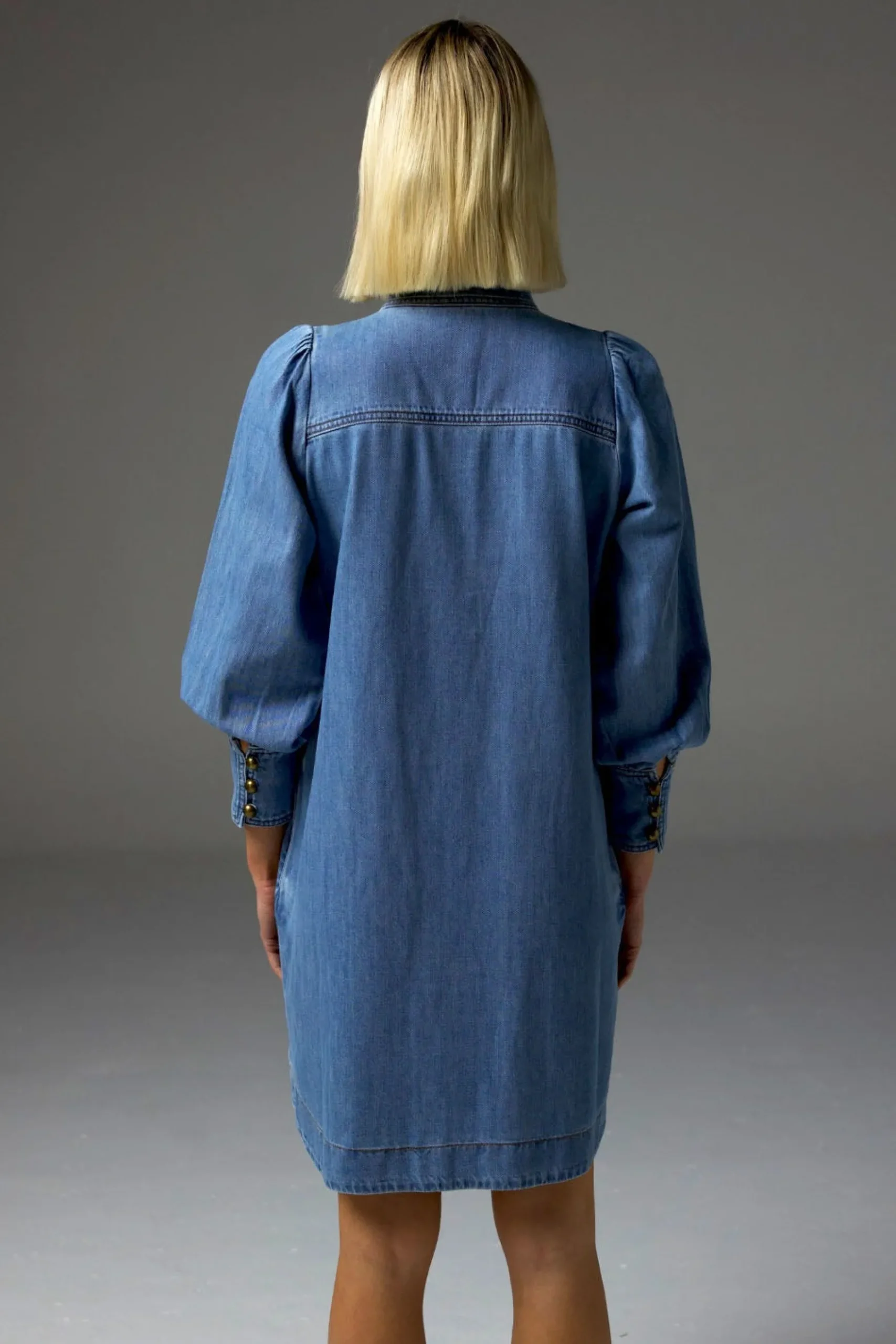 Zoe Kratzmann Elocution Dress - Light Wash Denim