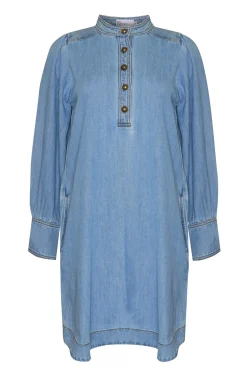 Zoe Kratzmann Elocution Dress - Light Wash Denim