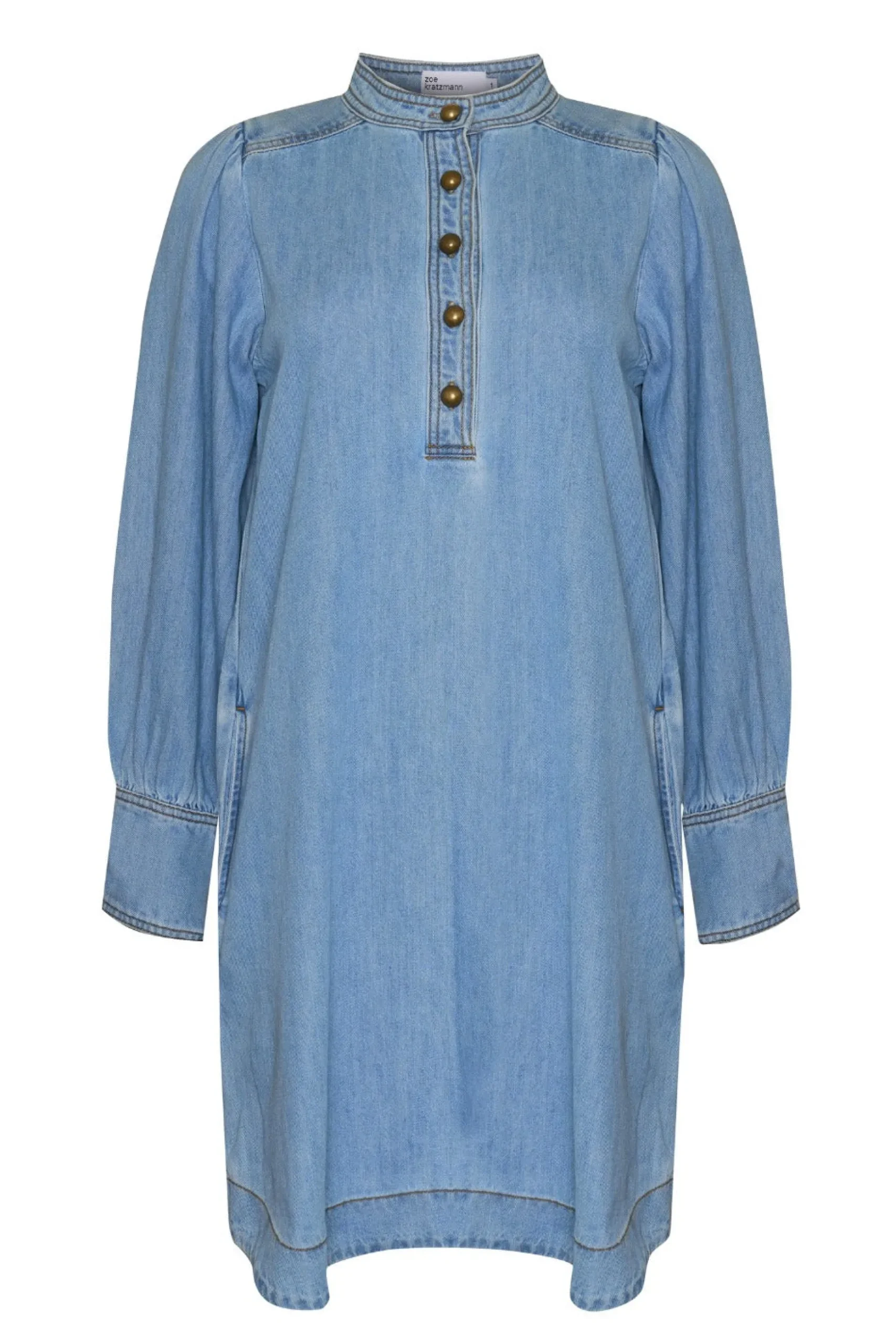 Zoe Kratzmann Elocution Dress - Light Wash Denim