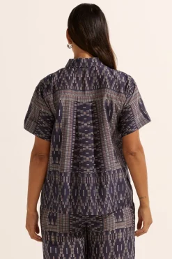 Zoe Kratzmann Jaunt Top - Midnight Aztec